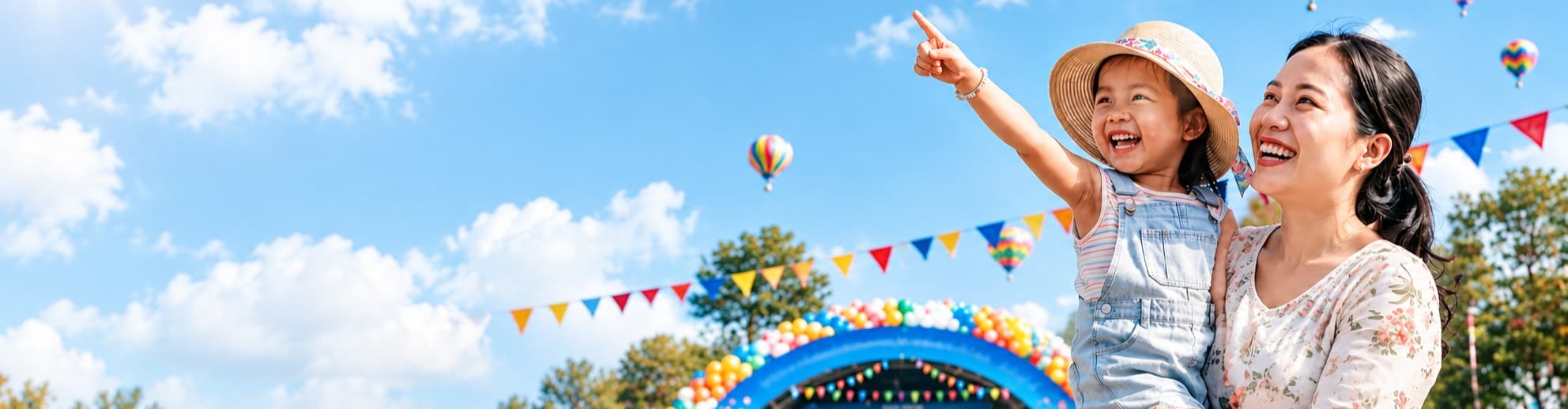 Mẹ và bé vui chơi tại KidsPlaza Festival